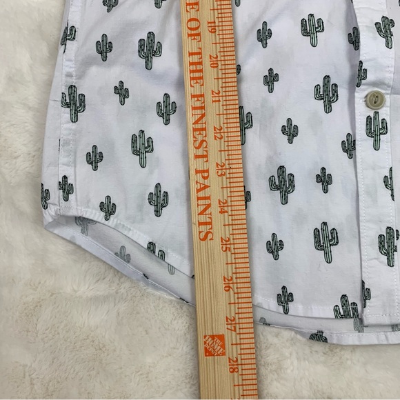 George Men's Slim Fit Cactus Print Button Down Shirt Size XS (30-32) NWT - Picture 5 of 11